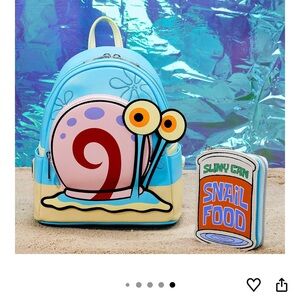 Loungefly Nickelodeon SpongeBob Squarepants
Gary Cosplay Mini Backpack & Wallet
